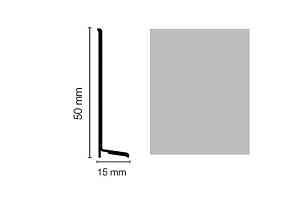 Плинтус Плинтус эластичный Dollken WL50 life jasny szary (138) фото  | FLOORDEALER