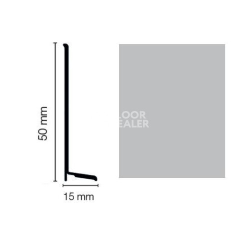 Плинтус Плинтус эластичный Dollken WL50 life jasny szary (138) фото 1 | FLOORDEALER