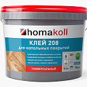 Сопутствующие материалы Homakoll 208 универсальный Homakoll 208 1.3 кг. Клей для напольных покрытий, универсальный  | FLOORDEALER