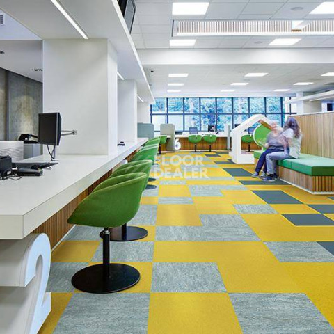 Forbo Marmoleum Modular t3362 yellow moss фото 2 | FLOORDEALER