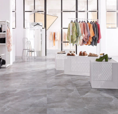 Forbo Allura Decibel Material 9019AD8 dark grey emperador (75x50 cm) фото 2 | FLOORDEALER
