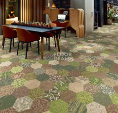 Forbo Flotex Vision Showtime 200001 (Ecosystems) Kimono Green фото 2 | FLOORDEALER