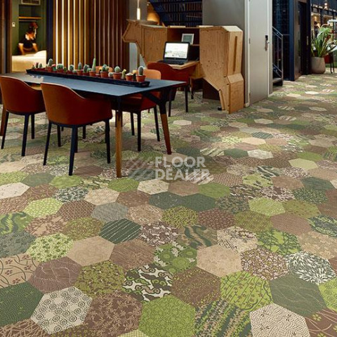Forbo Flotex Vision Showtime 200001 (Ecosystems) Kimono Green фото 2 | FLOORDEALER