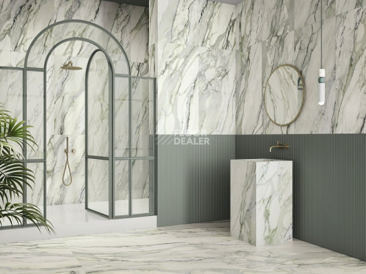 Керамогранит Arabescato 60X120 Clover Green Matt Rect 60X120 фото 12 | FLOORDEALER