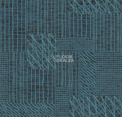 Ковролин Forbo Flotex Vision Pattern 560007 (Network) Steel фото 1 | FLOORDEALER