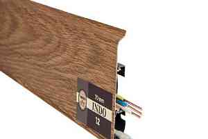 Плинтус Arbiton Indo Плинтус Arbiton Indo 70мм ПВХ 12 Дуб Темный фото  | FLOORDEALER