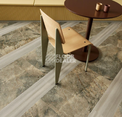 Forbo Allura Decibel Material 9024AD8 lively beige emperador (75x50 cm) фото 2 | FLOORDEALER