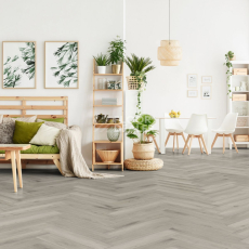 Kronotex Herringbone 8мм d3773 Дуб Серебристый фото 2 | FLOORDEALER