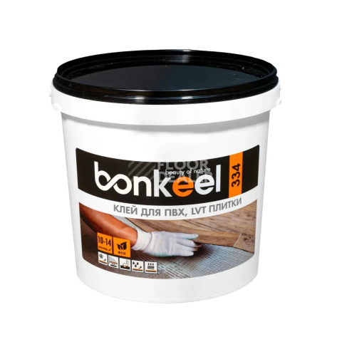 Сопутствующие материалы Клей универсальный Bonkeel 334 Клей универсальный Bonkeel 334 - 12 кг фото 1 | FLOORDEALER