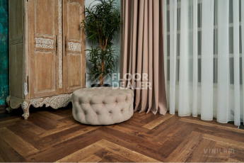 Vinilam Parquet Herringbone Glue 2.5мм IS11177 Паркет Версальский Glue фото 3 | FLOORDEALER