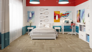 Alpine Floor Chevron 5мм SPC ламинат Дуб Ваниль Селект ECO 18-2 фото 3 | FLOORDEALER