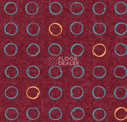 Ковролин Forbo Flotex Vision Shape 530004 (Spin) Cranberry фото 1 | FLOORDEALER