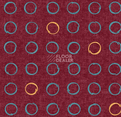 Ковролин Forbo Flotex Vision Shape 530004 (Spin) Cranberry фото 1 | FLOORDEALER