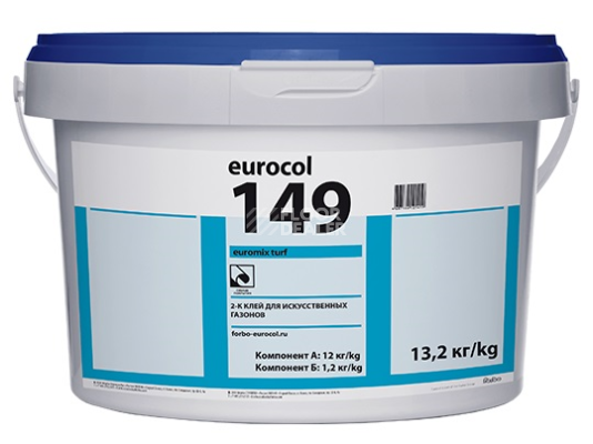 Сопутствующие материалы ПУ клей 149 Euromix Turf ПУ клей Forbo 149 Euromix Turf 13,2 кг фото 1 | FLOORDEALER