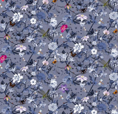 Ковролин Forbo Flotex Vision Floral 840005 (Botanical) Iris фото 1 | FLOORDEALER