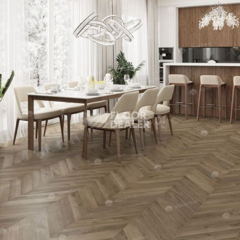 Alpine Floor Chevron 5мм SPC ламинат Дуб Насыщенный ECO 18-4 фото 3 | FLOORDEALER