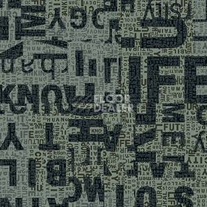 Ковровая плитка Ege Highline Contrast Text Layers Grey rfm 52206426 фото 1 | FLOORDEALER