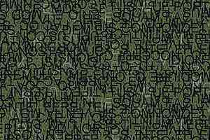 Ковровая плитка Ege Highline Contrast Lettering Green rfm 52956458 фото  | FLOORDEALER