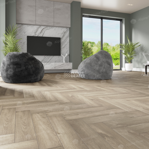 Alpine Floor Parquet Premium 8мм Дуб Натуральный Отбеленный ECO19-5 фото 4 | FLOORDEALER