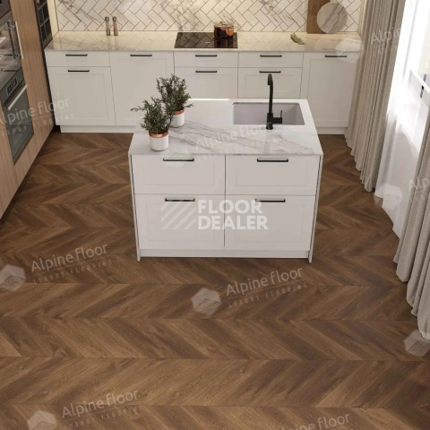 Alpine Floor Chevron 5мм Дуб Коричневый ECO18-13 фото 4 | FLOORDEALER