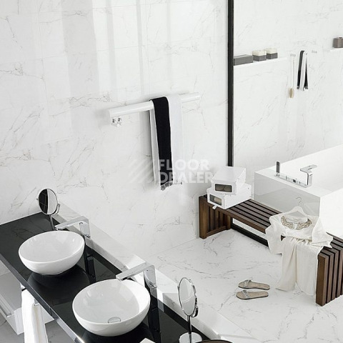 Marmol Carrara 596x596 Carrara Blanco Brillo L 59,6x59,6 фото 9 | FLOORDEALER