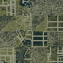 Ковровая плитка Ege Highline Cityscapes Aerial Map Green rfm 52955010  | FLOORDEALER