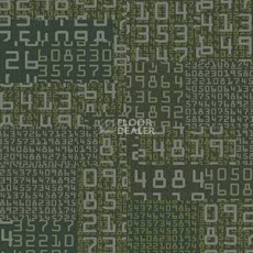Ковровая плитка Ege Highline Contrast Square Numbers Green rfm 52956419 фото 1 | FLOORDEALER