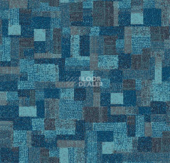 Ковролин Forbo Flotex Vision Pattern 610003 (Collage) Lagoon фото 1 | FLOORDEALER