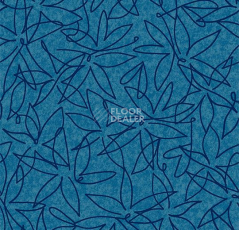 Ковролин Forbo Flotex Vision Floral 500009 (Field) Lagoon фото 1 | FLOORDEALER