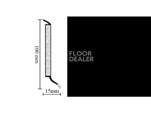 Плинтус Hsl 10 универсальный плинтус 0110 black фото 1 | FLOORDEALER